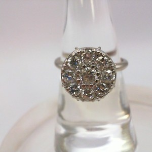 Round Cluster Diamond Ring