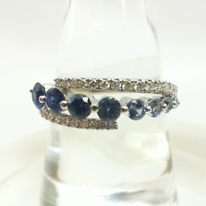  Le Vian Sapphire Denim Ombre with Diamond Ring